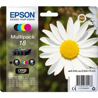 Epson Daisy Multipack "Pâquerette" 18 - Encre Claria Home N,C,M,J