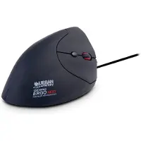Urban Factory Souris filaire verticale Ergo Noir