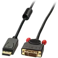 Lindy Displayport To Dvi Cable 2 M Noir