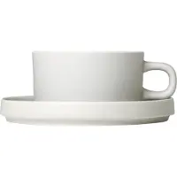 Blomus Tasse à Thé et Soucoupe Blomus Pilar Moonbeam (Set de 2)