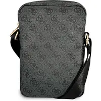 GUESS Étui Guess 4G pour MacBook 10 pouces, gris, avec grand logo en métal