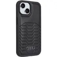 Audi Synthetic Leather Iphone 15 Plus14 Plus 6.7 Autpupcmip15mgtd3bk Phone Case Clair