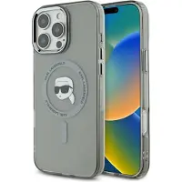 Karl Lagerfeld Étui MagSafe pour iPhone 16 Pro, noir