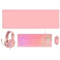 Mars Gaming Kit De Jeu Souris Clavier Casque Tapis De Souris Mcp-rgb3p