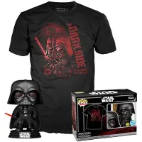 Funko POP! Star Wars Dark Vador Figurine Pop Vinyl avec T-shirt taille M