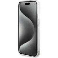 GUESS Guhcp15lh4psegp Iphone 15 Pro 6.1 Iml 4g Stripe Phone Case Clair