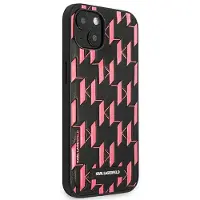 Karl Lagerfeld Coque rose à monogramme pour iPhone 13 mini