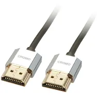 Lindy Câble HDMI - - Slim - 1m - Compatible HDMI 2.0 - Avec Ethernet