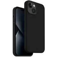 Uniq etui Lino iPhone 14 Plus 6,7" czarny/midnight black (Apple iPhone 14 Plus, Apple iPhone 15 Plus), Coque pour téléphone portable, Noir