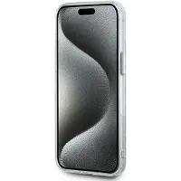 Karl Lagerfeld KLHMP15LHMCKMHT iPhone 15 Pro 6.1" przezroczysty/transparent IML Monogram Karl&Choupe (Apple iPhone 15 Pro), Coque pour téléphone portable, Transparent