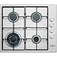 Vitrokitchen En640lin 60 Cm Gas Hob 4 Burners Argenté