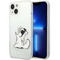 Karl Lagerfeld Klhcp14mcfnrc Iphone 14 Plus15 Plus 6.7 Choupette Fun Phone Case Clair