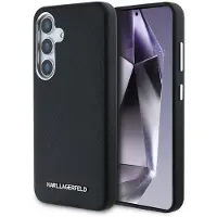 Karl Lagerfeld Pu Saffiano Metal Logo And Frame Samsung Galaxy S25+ Phone Case Noir