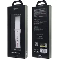 Audi Apple Watch 40/41/42 Mm Strap Clair