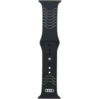 Audi Apple Watch 44/45/46/49 Mm Strap Noir
