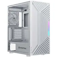 Nfortec Boîtier ATX Semi-tour NF-CS-NERVIA-W Blanc