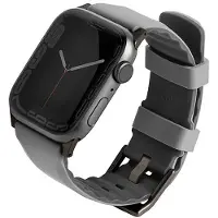 Uniq Bracelet Linus AiroSoft en silicone pour Apple Watch | 38/40/41/42 mm - Chalk Grey