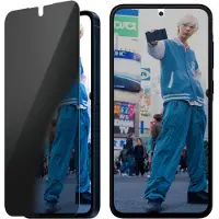 PanzerGlass Protection d'écran Privacy Ultra-Wide Fit Anti-bactérienne avec applicateur pour Samsung Galaxy A56