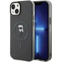 Karl Lagerfeld Klhmp15mhfcknok Iphone 15 Plus14 Plus 6.7 Iml Ikonik Phone Case Clair