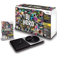 Games Wii Dj Hero With Turntable Kit Multicolore
