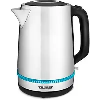 Zelmer ZCK7921 - 1,7 l - 2200 W - acier inoxydable - métal - indicateur de niveau d'eau - protection contre la surchauffe