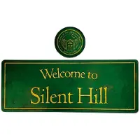 Fanattik Silent Hill Desk Set Mat With Coasters Vert