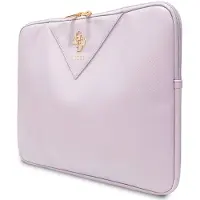 GUESS Manchon GUCS14ZPGSTEGU 14" fioletowy/pourpre Triangle 4G (14"), Sac pour notebook, Violet