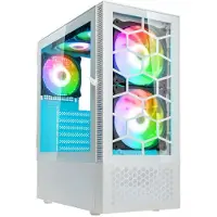 Kolink Observatory MX Glass White ARGB Mid Tower Case