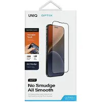 Uniq Verre trempé mat Optix pour iPhone 15 Pro Max avec applicateur