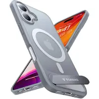 Torras Pstand Series Iphone 16 Plus Phone Case Gris