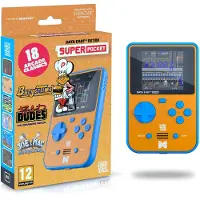 Hyper Mega Tech! HyperMegaTech ! Super Pocket Data East Edition Console de jeu portable 7,11 cm (2.8") Bleu, Marron