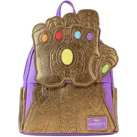 Loungefly - Plecak Marvel Thanos Gauntlet 26cm - Premium Plecak Szkolny