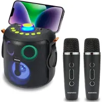 Daewoo Bluetooth Karaoke Dw3008 15w Haut-parleur portable One Size / EU Plug 220V One Size