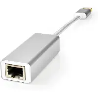 Nedis Gold Cctb61950al02 Usb Network Adapter Usb 3.2 Gen 1 1 Gbps Usb-a M-rj45 F Plated 0.2 M Argenté