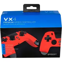 Gioteck VX4PS4-43-MU Controller VX4 rot kabelgebunden PS4 und PC