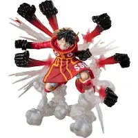 Tamashii Nations Figure One Piece Figuarts Zero Extra Battle Monkey Dluffy -gum Gum Hawk Gatling-19 Cm