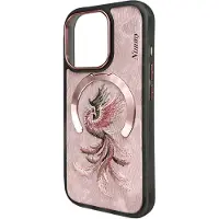 Nimmy Étui Magnetic Fantasy Animal MagSafe pour iPhone 16 Pro - or rose
