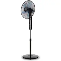 Orbegozo Ventilateur de sol sf 0244 - 55w - 5 pales 40cm - 3 vitesses - programmable - hauteur réglable/inclinable -à distance a -