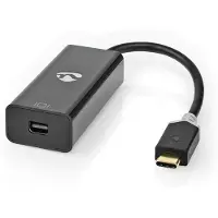 Nedis Gold Ccbw64452at02 Usb-c To Mini Displayport F Adapter Usb 3.2 Gen 1 Plated 0.2 M Argenté