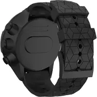 INF Bracelet (24 mm) en silicone pour Suunto Spartan Sport Wrist HR/9 Baro/9/D5/7 Black Modèle 1