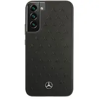 Mercedes Étui pour Samsung Galaxy S22 Plus en cuir noir
