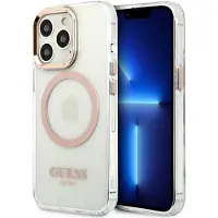 GUESS Guhmp13xhtrmd Iphone 13 Pro Max 6.7 Outline Phone Case Clair