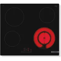 Bosch Table de cuisson vitrocéramique 60cm 4 feux 6600w noir - - PKF611BB8E -
