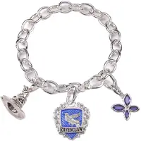 Noble Collection Harry Potter Lumos Revenclaw Bracelet Argenté