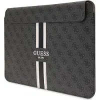GUESS PU 4G Printed Stripes Computer Sleeve 13/14 - noir (14", Apple), Sac pour notebook, Noir