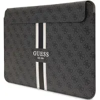GUESS PU 4G imprimé bande ordinateur housse 16" noir (16", Apple), Sac pour notebook, Noir