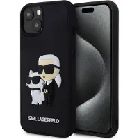 Karl Lagerfeld 3d Rubber Karl And Choupette Iphone 13 Phone Case Noir