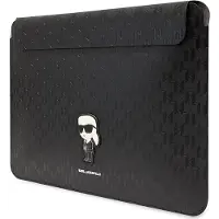Karl Lagerfeld Manchon KLCS14SAKHPKK 14" czarny/black Saffiano Monogram Ikonik (14"), Sac pour notebook, Noir