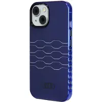 Audi Coque rigide bleu marine IML MagSafe pour iPhone 15