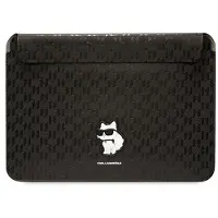 Karl Lagerfeld Manchon KLCS14SAKHPCK 14" czarny/black Saffiano Monogram Choupette (14"), Sac pour notebook, Noir